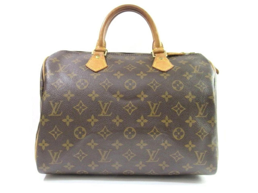 LOUIS VUITTON bag handbag Speedy Monogram Leather Brown